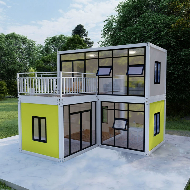 Casă de containere cu panouri sandwich din lână de rocă ignifugă