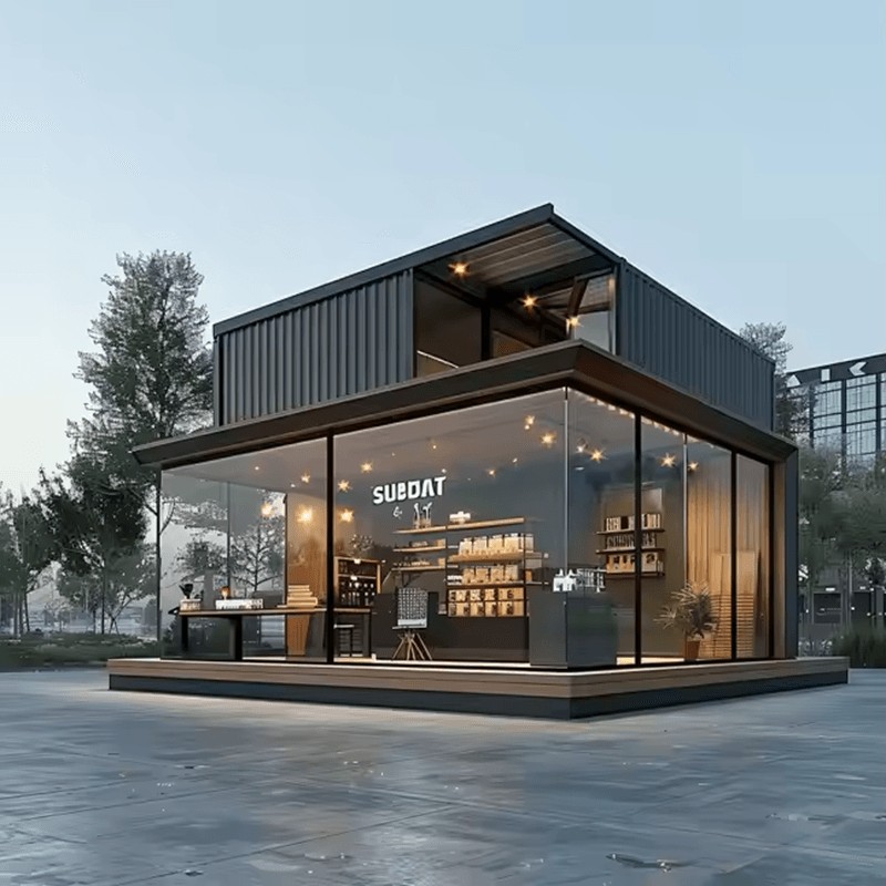 Casa Container Prefabricata Pentru Magazine