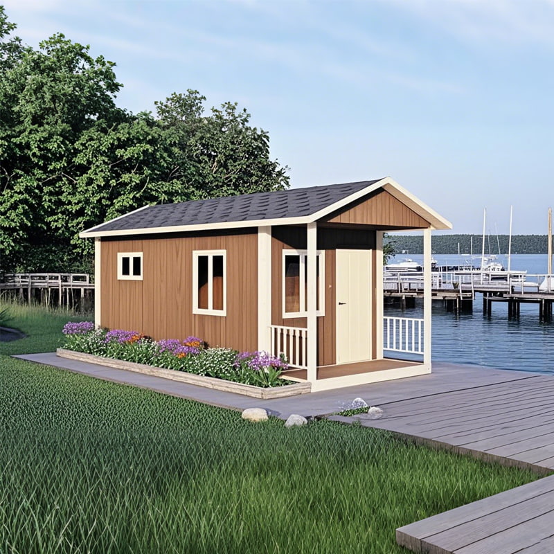 Casă de containere detașabilă pe acoperiș